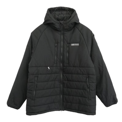 NEW ERA ニューエラ ジャケット インサレーティッド フィールドジャケット Angler Collection THERMOLITE 中綿 フーデッド ジャケット ブラック系 XL【中古】