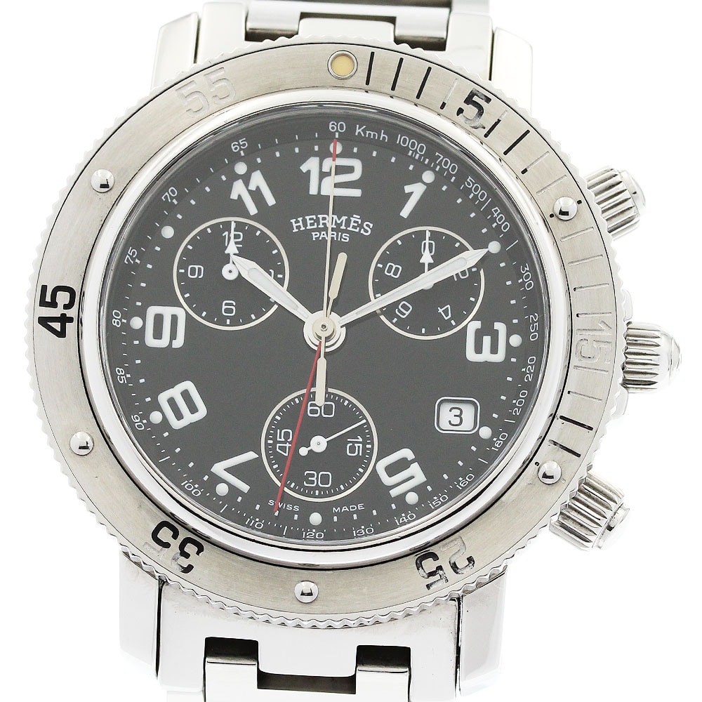 エルメス クリッパーダイバー クロノグラフ CL2.910 メンズ 【中古】