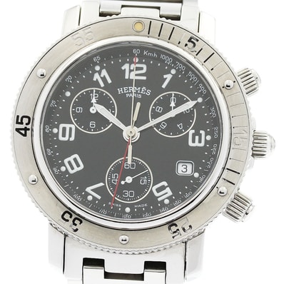 エルメス クリッパーダイバー クロノグラフ CL2.910 メンズ 【中古】