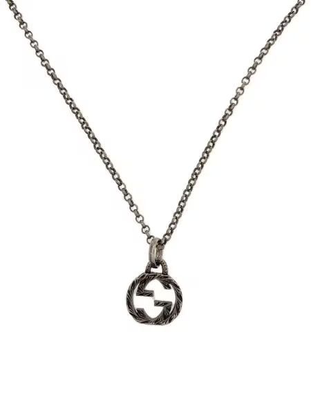 GUCCI Interlocking G Pendant Necklace