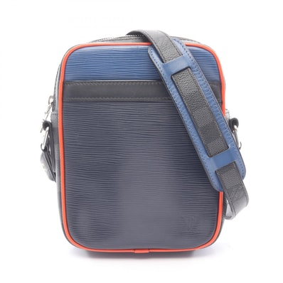 ルイ・ヴィトン LOUIS VUITTON ダヌーブPM エピ ダミエグラフィット ショルダーバッグ バッグ PVCコーティングキャンバス レザー エピ メンズ ブルー系 / ブラック系 M51460 【中古】