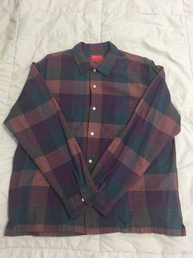 Supreme Plaid Flannel Shirt "Multi" (21FW)