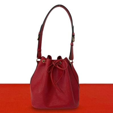 LOUIS VUITTON ルイヴィトン プチノエ エピ レザー ショルダーバッグ カスティリアンレッド レッド
93354