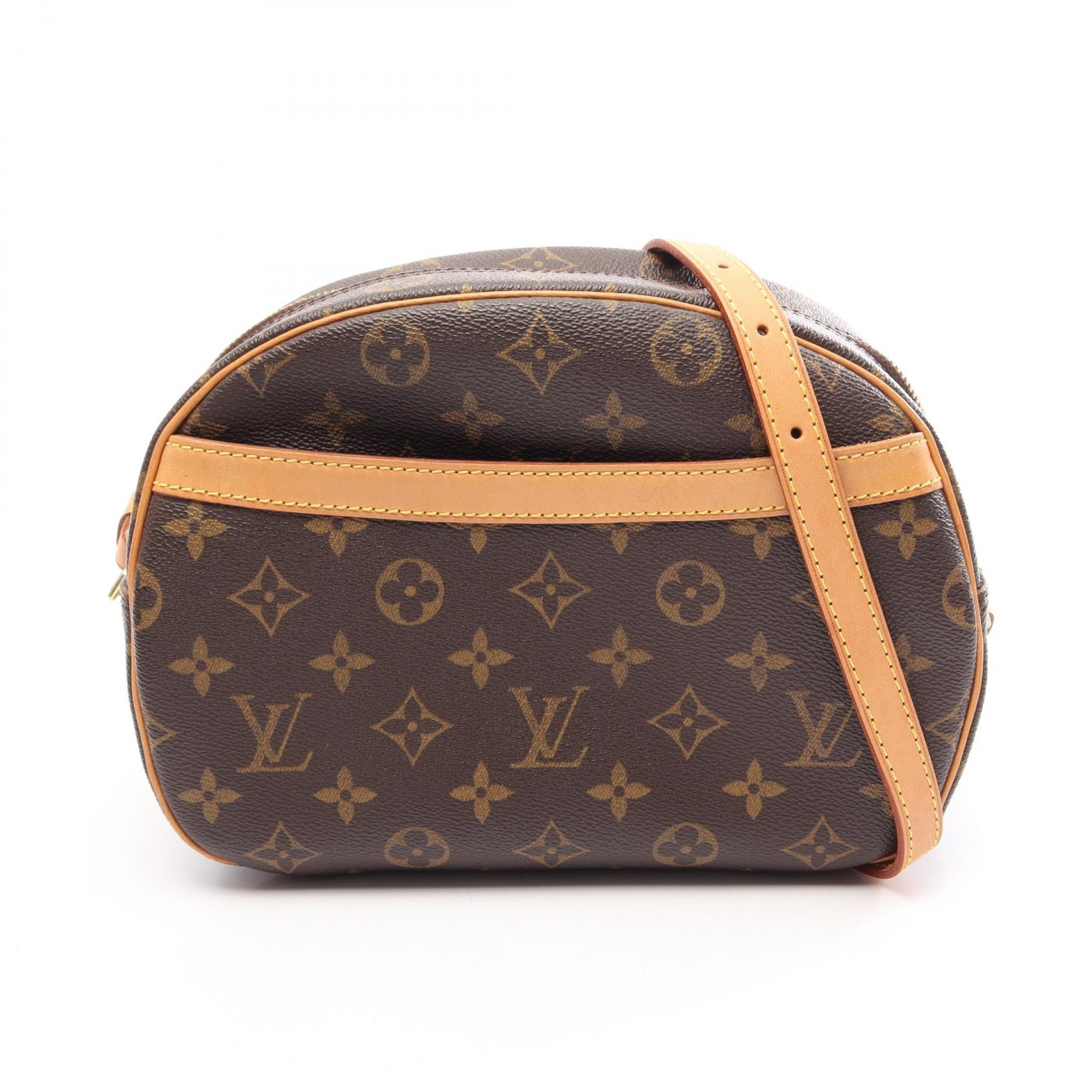 ルイ・ヴィトン LOUIS VUITTON ブロワ ショルダーバッグ バッグ PVCコーティングキャンバス レザー モノグラム レディース ブラウン系 M51221 【中古】