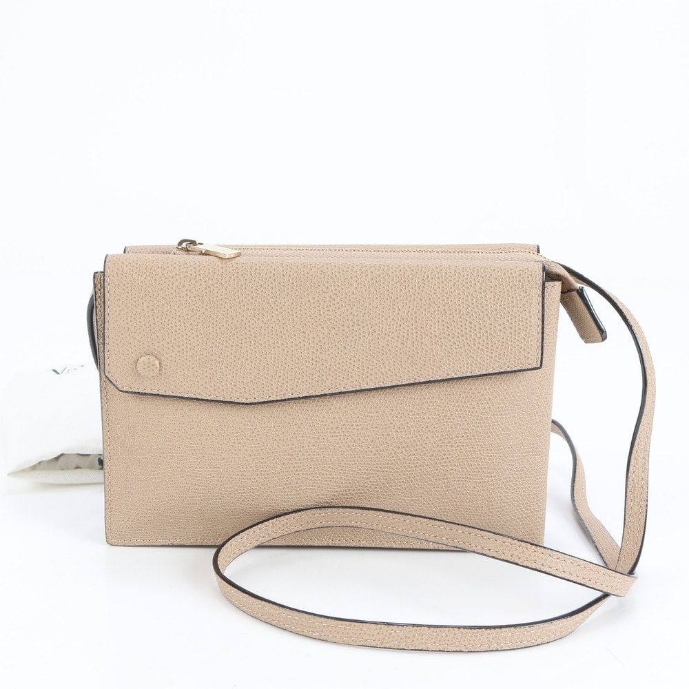 ■新品同様 ヴァレクストラ トリオ ベージュ クロスボディ