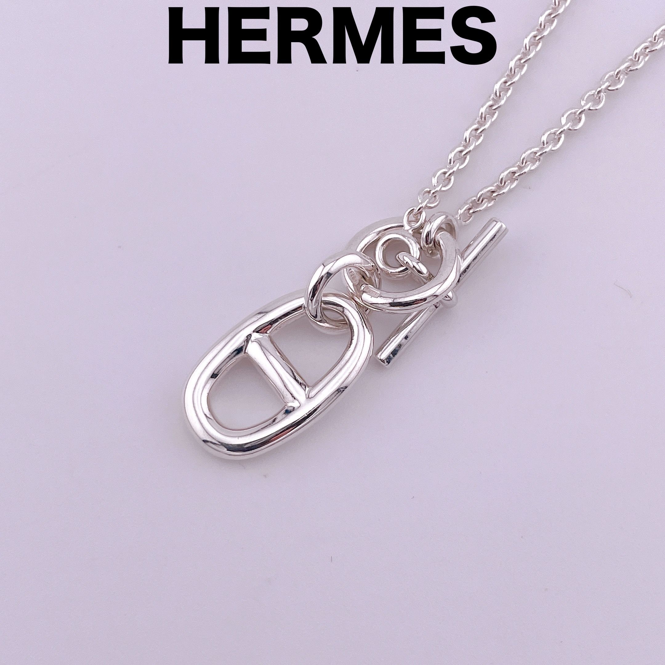 Hermes Chaine D'ancre SV925 Necklace "Silver"