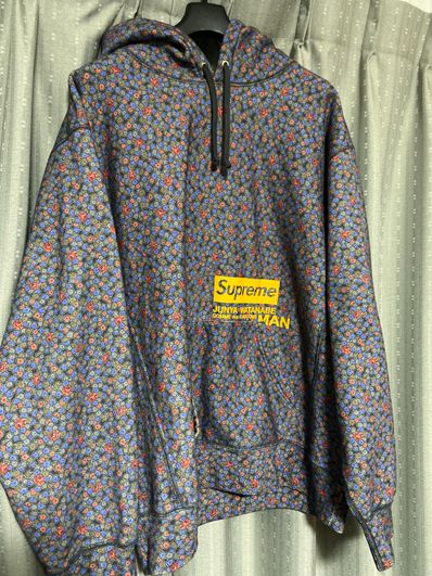Supreme / JUNYA WATANABE COMME des GARCONS MAN Hooded Sweatshirt "Black Flowers"