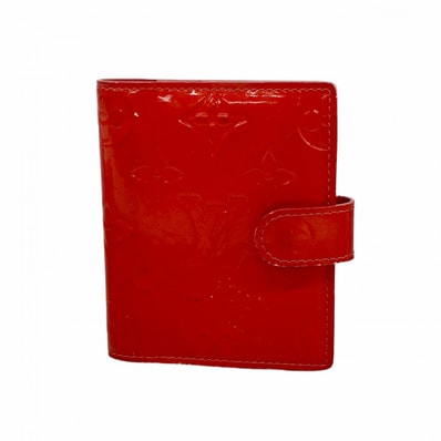 ★SALE【6ee6050-k】ルイヴィトン 手帳カバー ヴェルニ アジェンダミニ R21021 ルージュ【中古】メンズ レディース ユニセックス