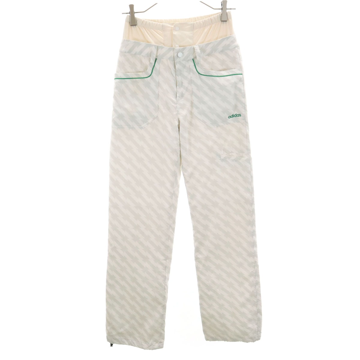 adidas アディダス ゴルフ 中綿ロングパンツ S ホワイト