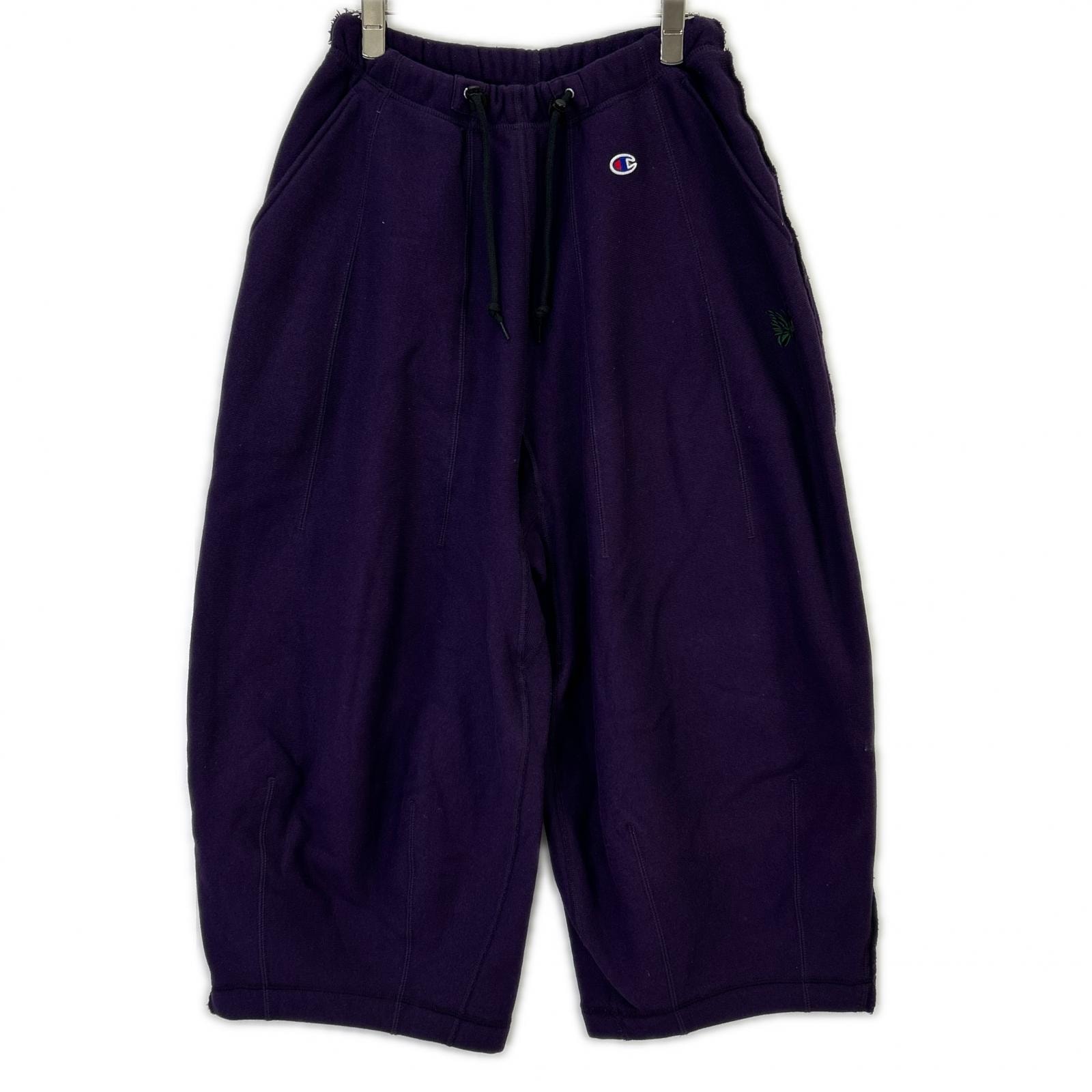 ニードルズ 【×Champion×BEAMS BOY】CWSS202 パープル ヒザデルパンツ S
