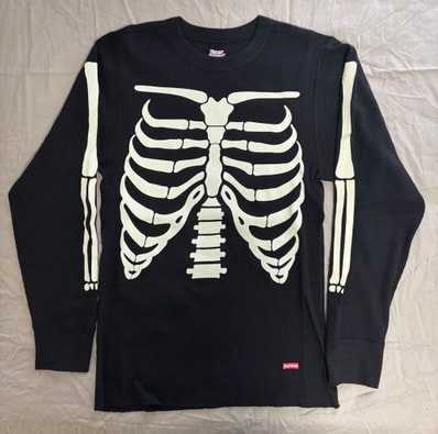 Supreme x Hanes Bones Thermal Crew (1 Pack) "Black"