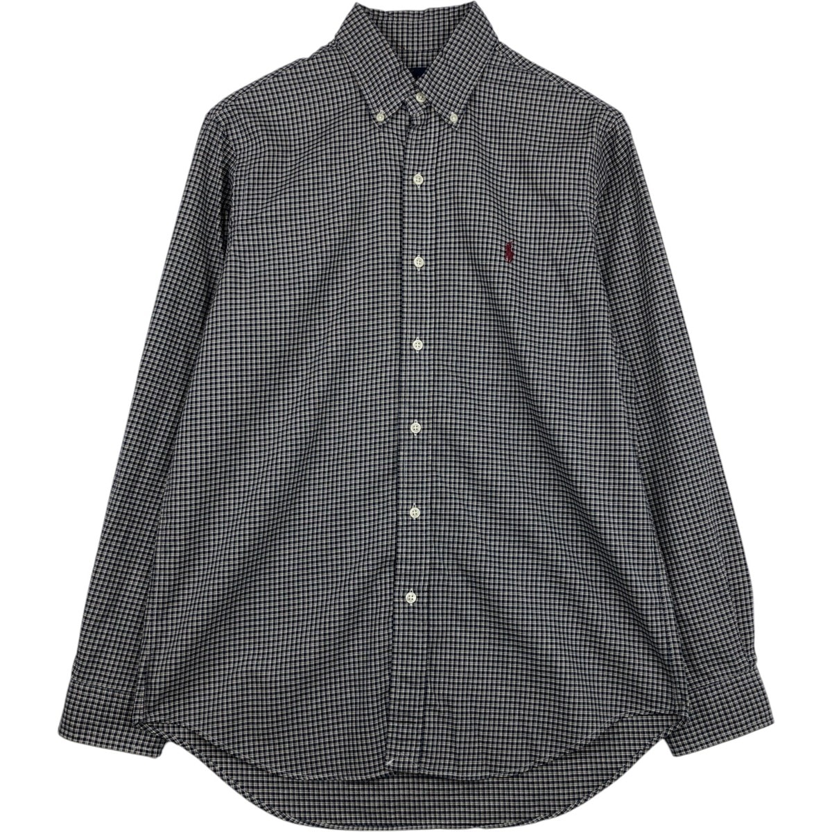 古着 ラルフローレン Ralph Lauren 長袖 ボタンダウンチェックシャツ メンズM相当/eaa643461
