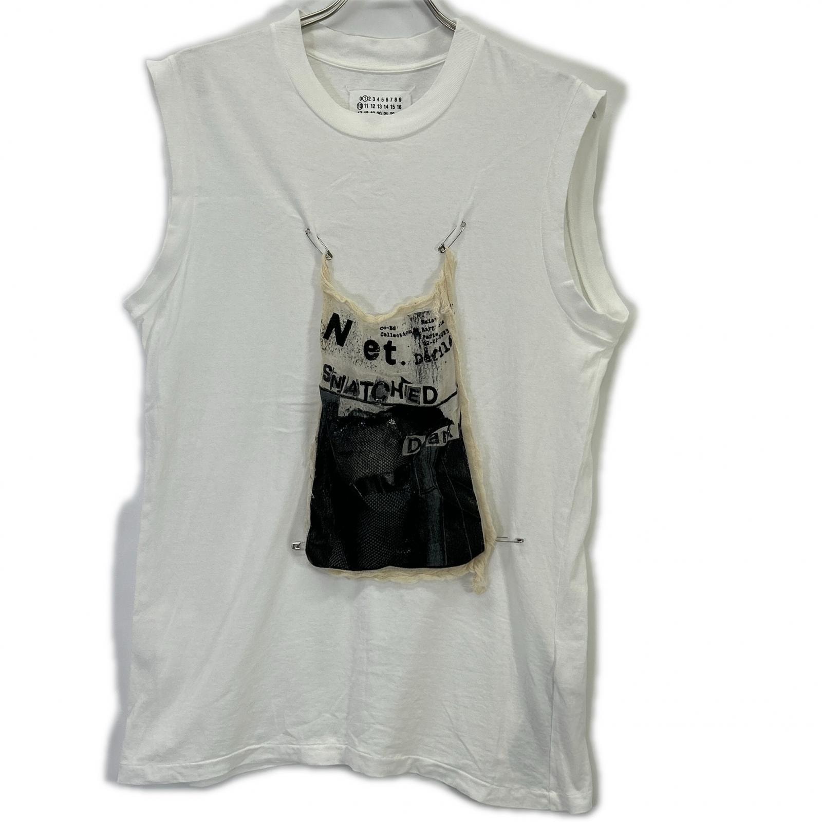 メゾンマルジェラ 24年 S51GC0527 S24575 インビテーションパッチノースリーブTシャツ S