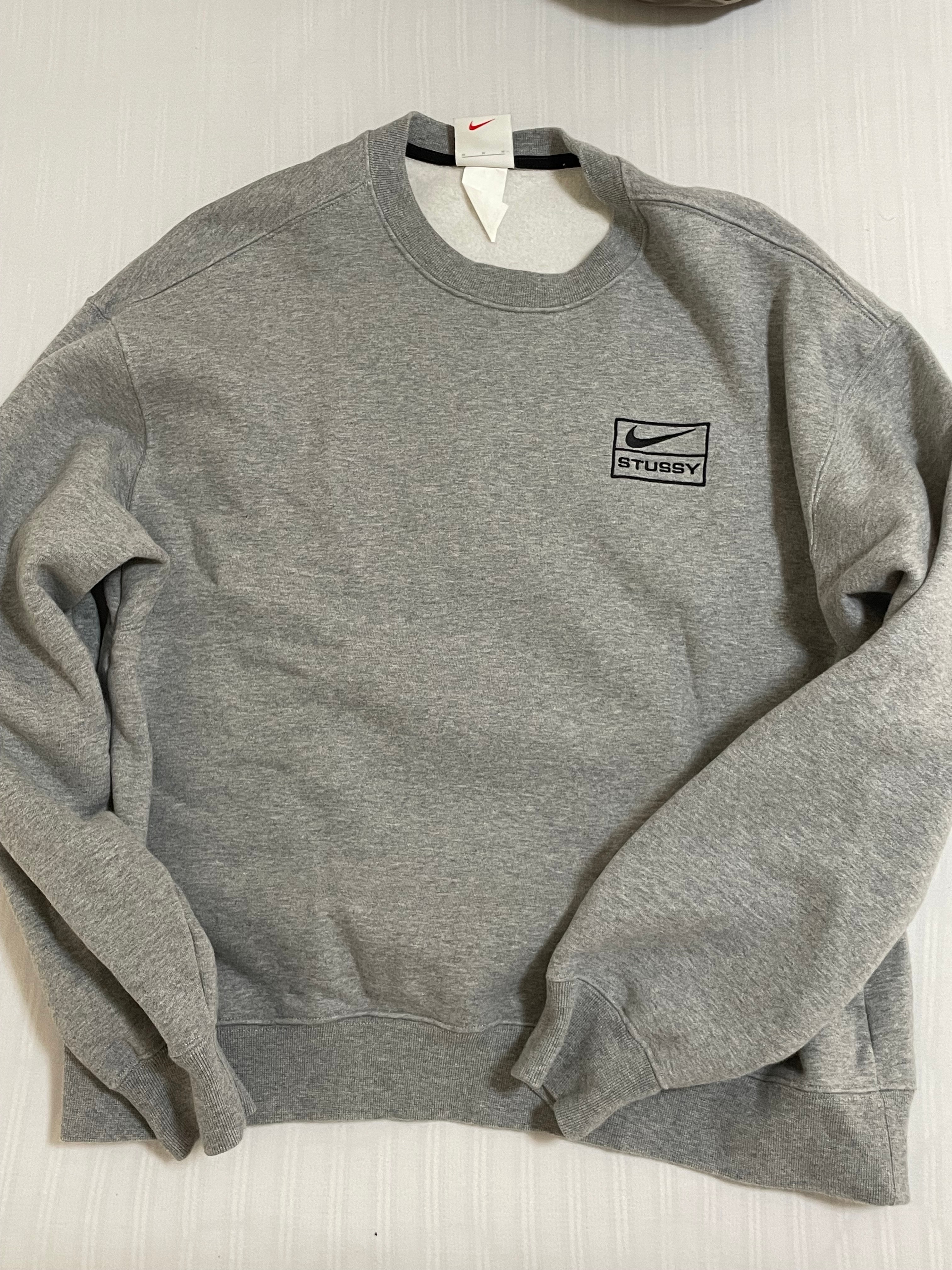 Nike x Stussy NRG BR Crew Fleece "Grey"