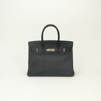 エルメス HERMES バーキン30 バッグ トートバッグ トゴ ノワール Noir ブラック Black 黒 シルバー金具 ハンドバッグ