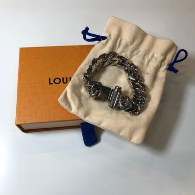 Louis Vuitton LV Chain Link Bracelet "Silver"