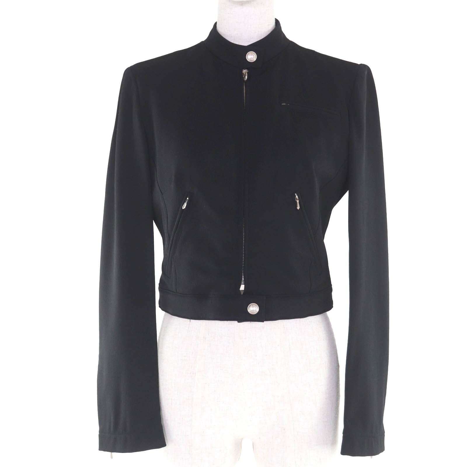 極美品 グッチ ナイロンジャケット ブラック レディース 40 222-2283-7912