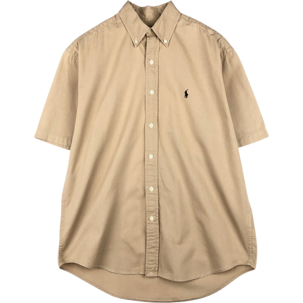 古着 ラルフローレン Ralph Lauren BLAKE 半袖 ボタンダウンシャツ メンズM相当/eaa655838