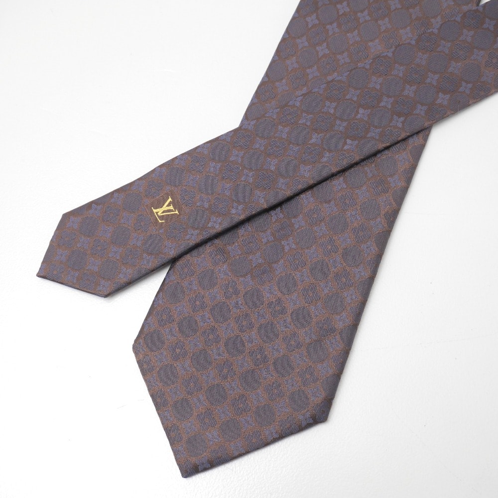 A (未使用に近い)】□美品□LOUIS VUITTON ルイ・ヴィトン ネクタイ