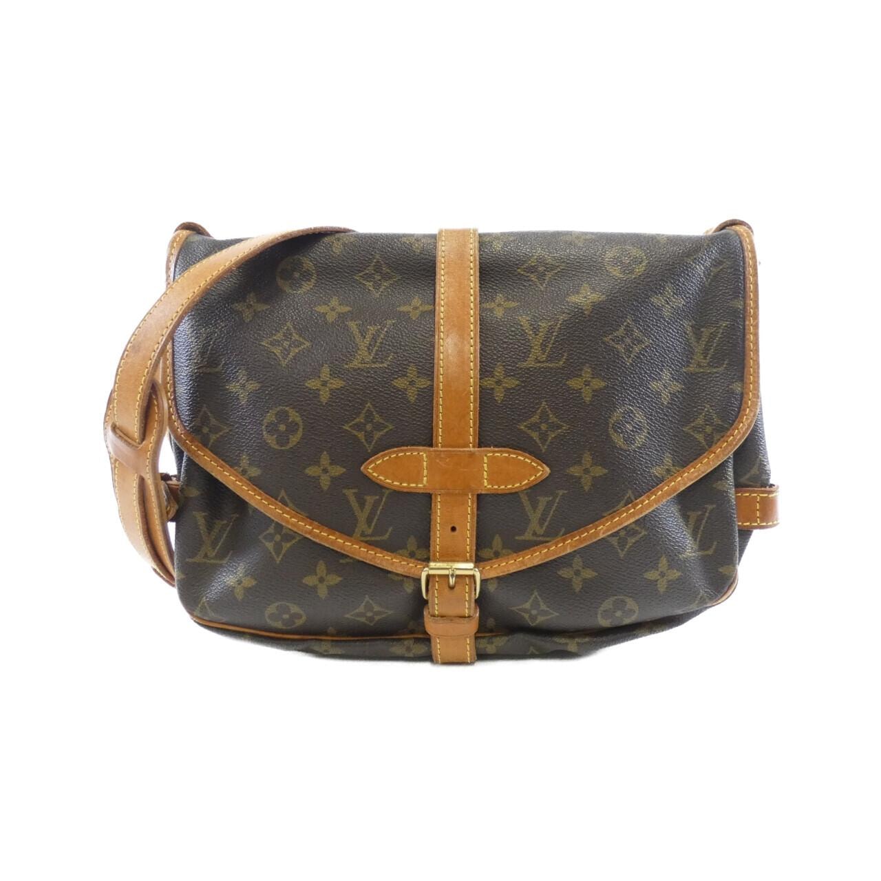 ルイヴィトン モノグラム ソミュール 30cm M42256 ショルダーバッグ