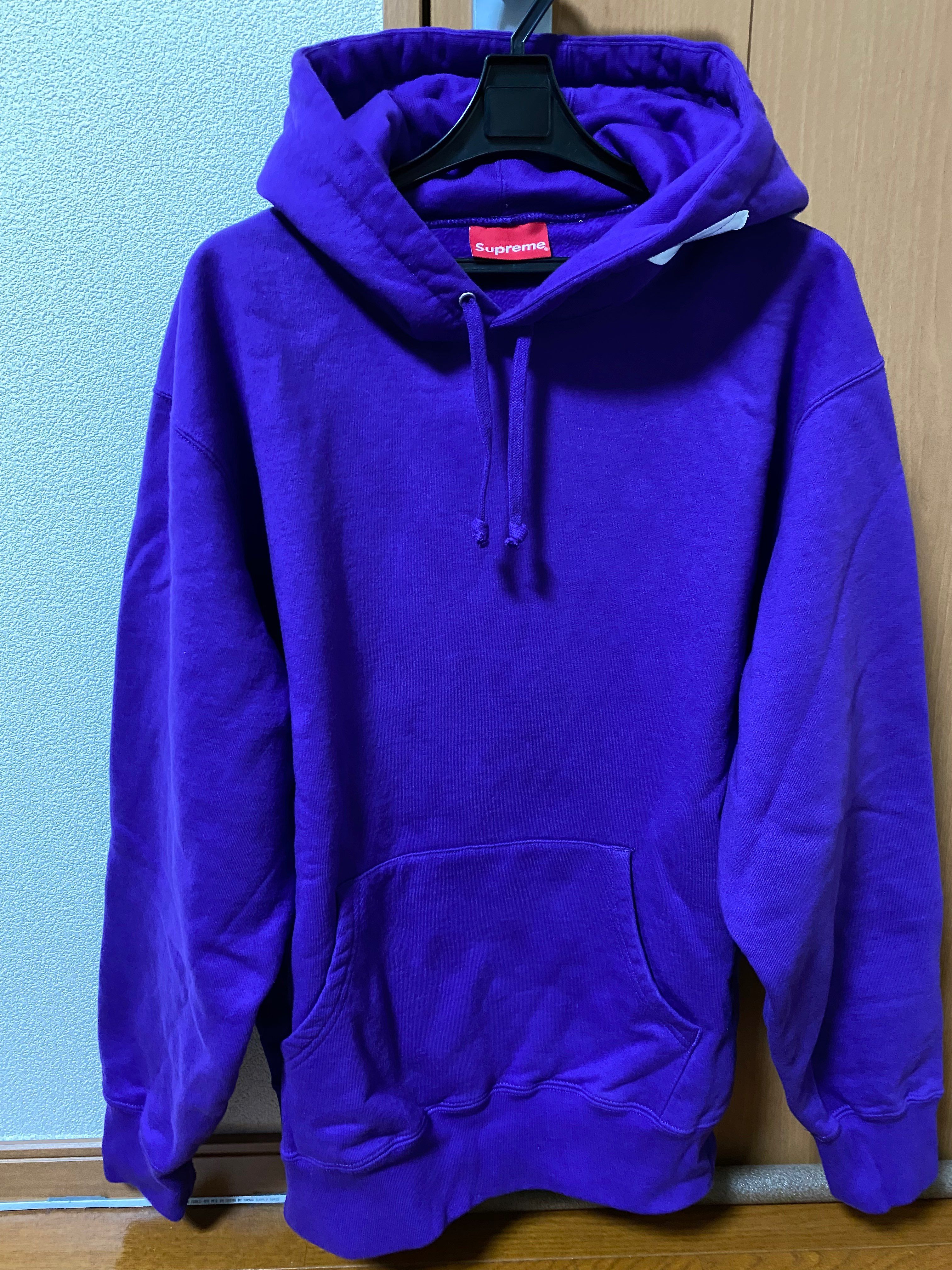Supreme Contrast Hooded Sweatshirt "Purple"