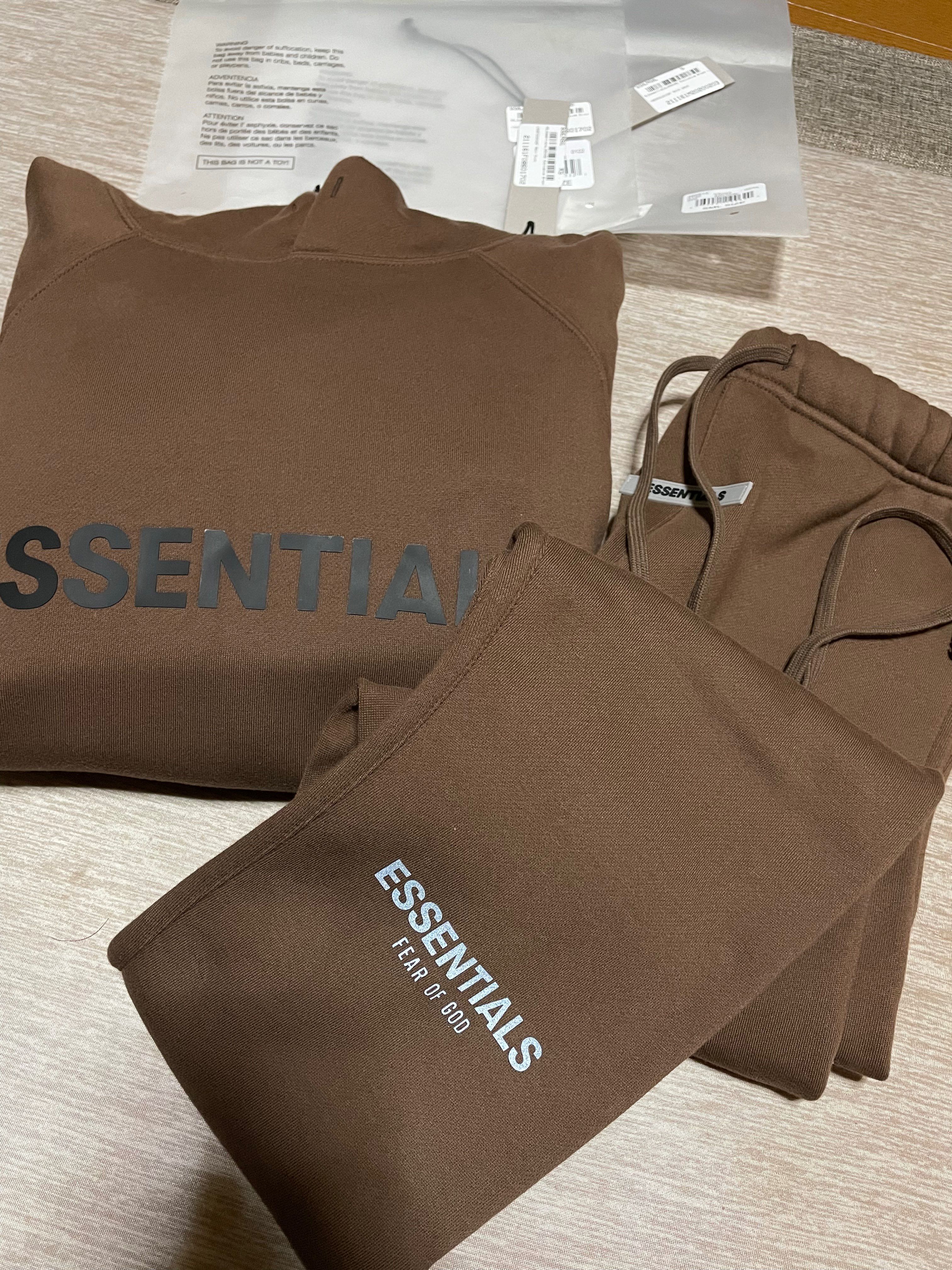 FEAR OF GOD ESSENTIALS / SSENSE 3D Silicon Applique Pullover Hoodie "Rain Drum"