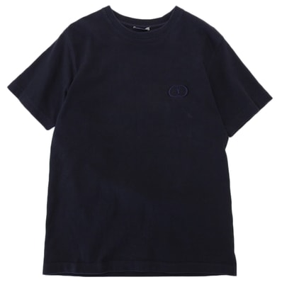 ディオール コットン アイコン Tシャツ トップス メンズ ネイビー S 943J605A0554 S