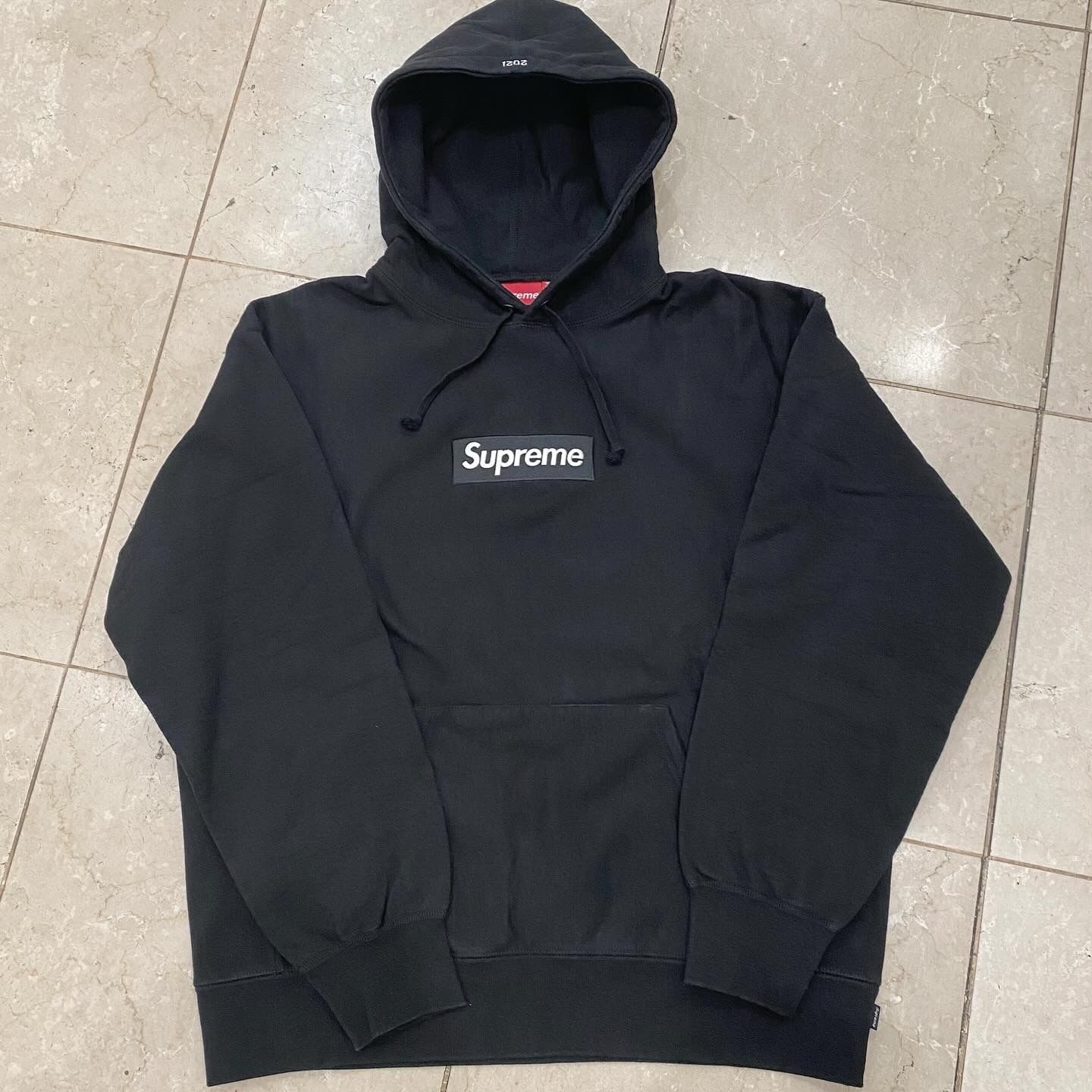 Supreme Box Logo Hooded Sweatshirt "Black" (21FW)