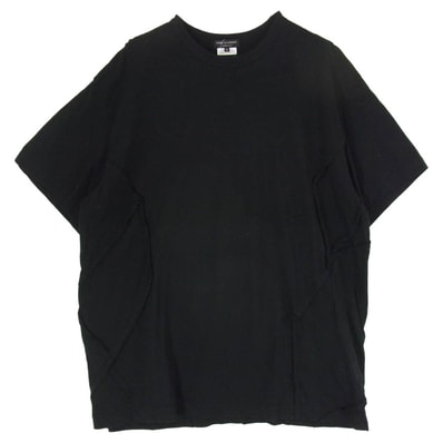 COMME des GARCONS HOMME PLUS コムデギャルソンオムプリュス カットソー 23SS PK-T028 再構築 S/S 半袖 Tシャツ カットソー ブラック系 M【中古】