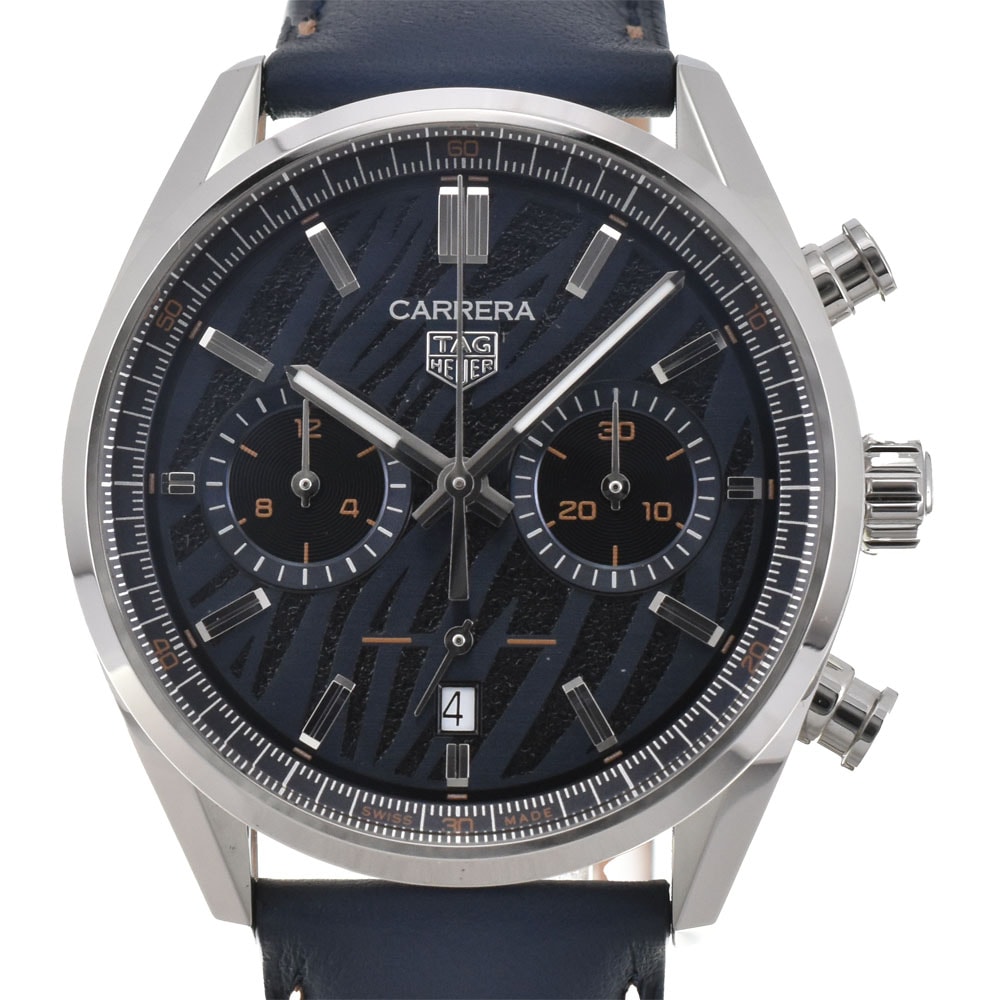 値下 タグホイヤー TAG HEUER CBN201A カレラ キャリバーホイヤー02 トミヤ 限定モデル メンズ 美品 箱・保証書付き R#143907