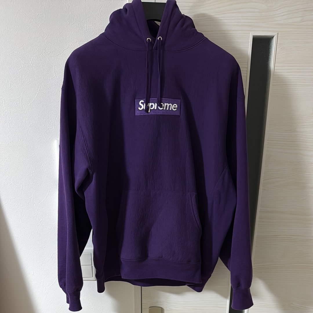 Supreme Box Logo Hooded Sweatshirt "Purple" (23FW)