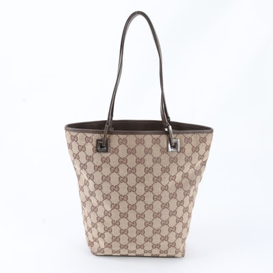 ■美品 グッチ GGキャンバス 002 1099 トート バッグ