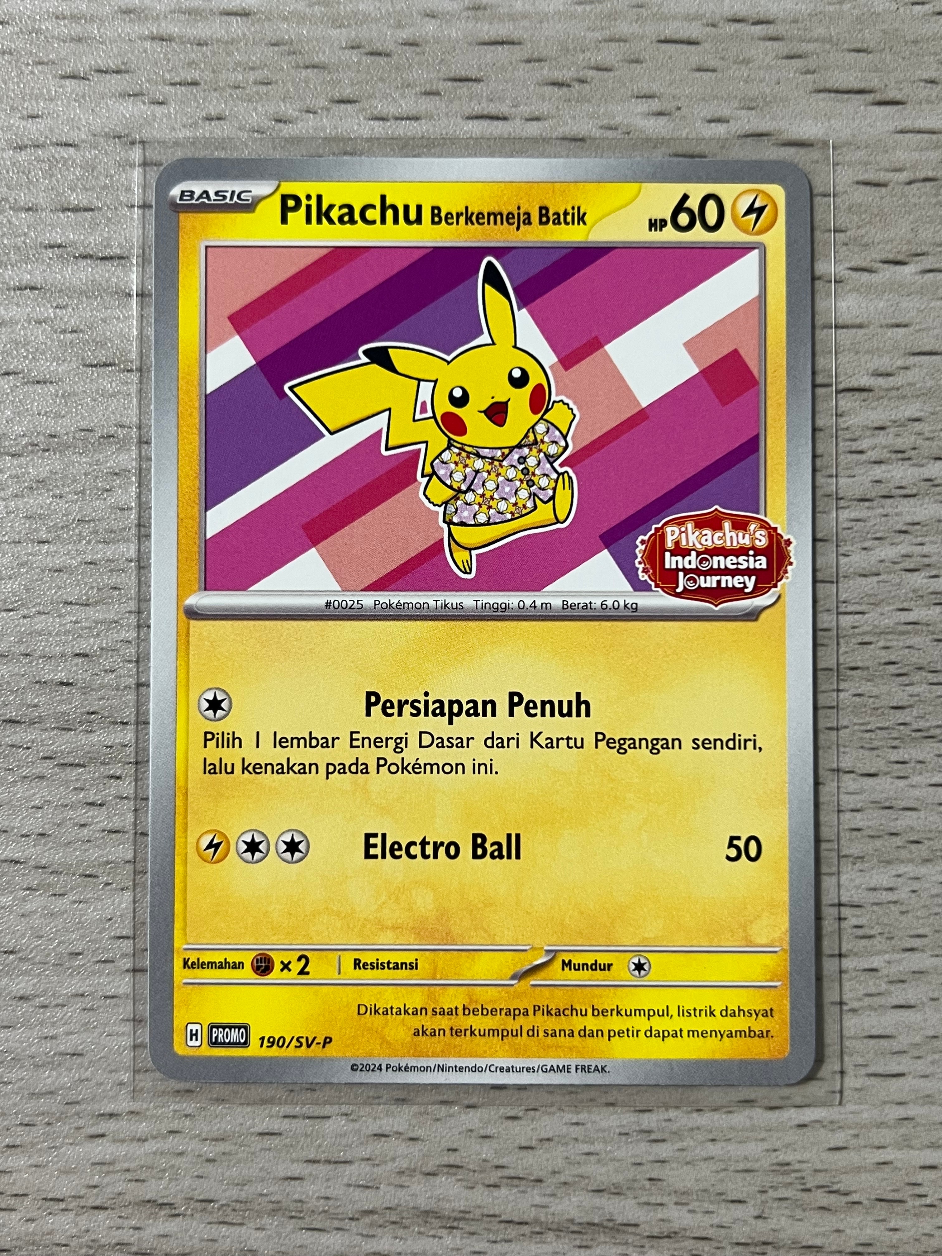 PSA10】バティックシャツを着たピカチュウ (フラワーピカチュウ柄) P