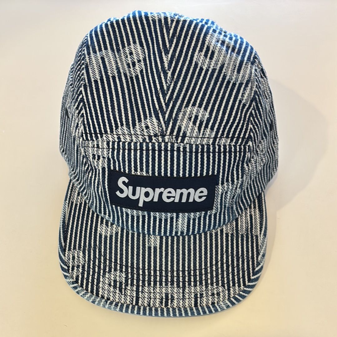 Supreme Denim Camp Cap "Stripe" (24SS)