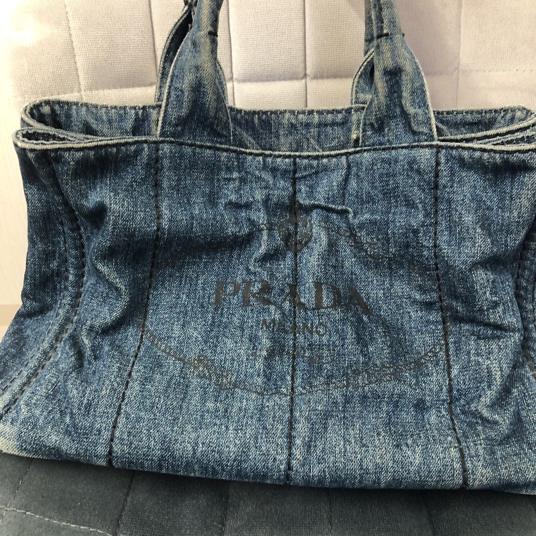 プラダB1877Bカナパトート DENIM AVIO
