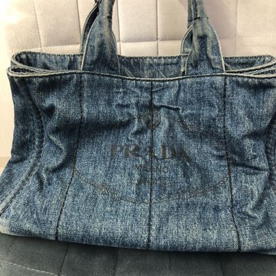 プラダB1877Bカナパトート DENIM AVIO