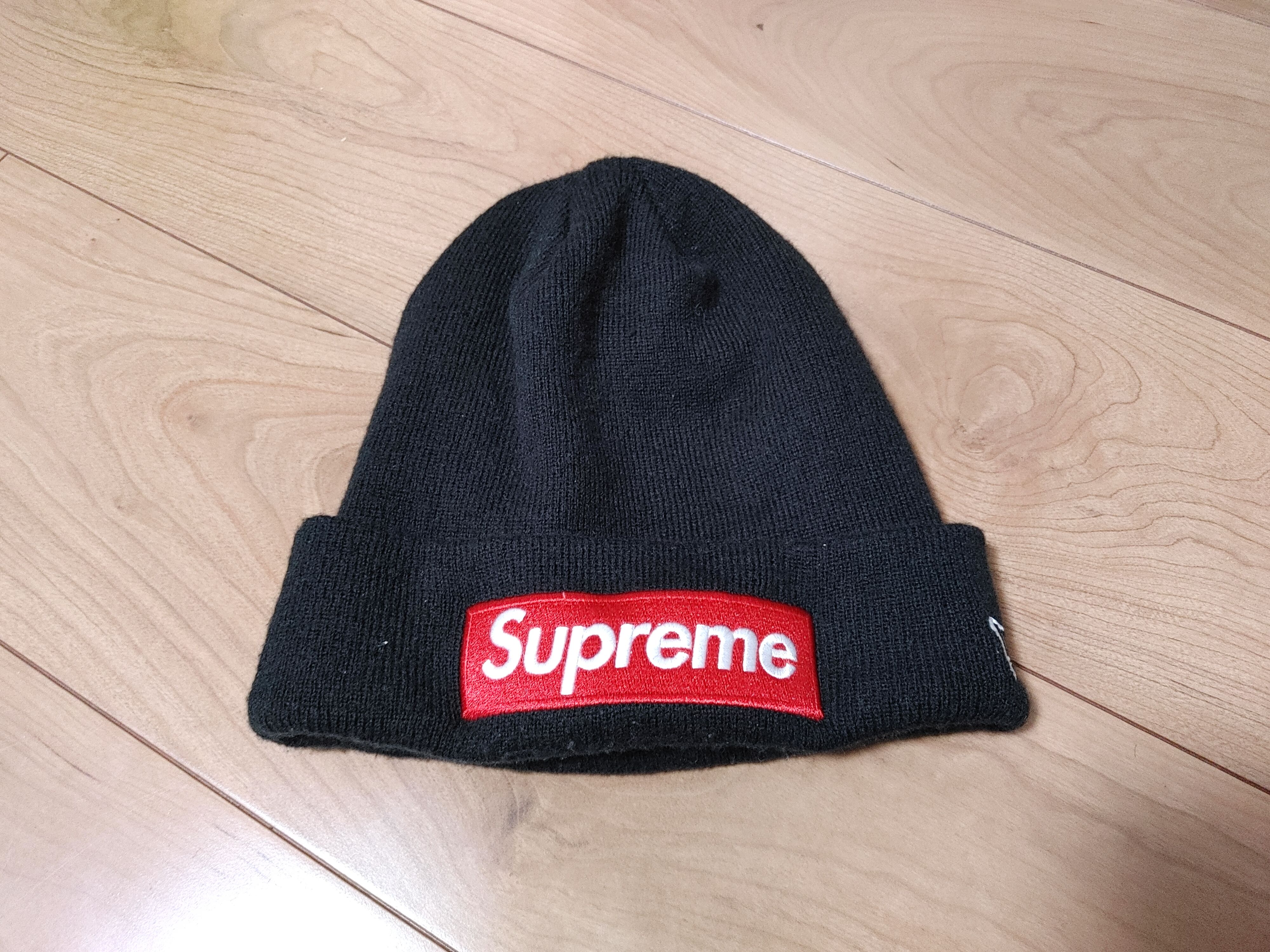 Supreme New Era Box Logo Beanie "Black"