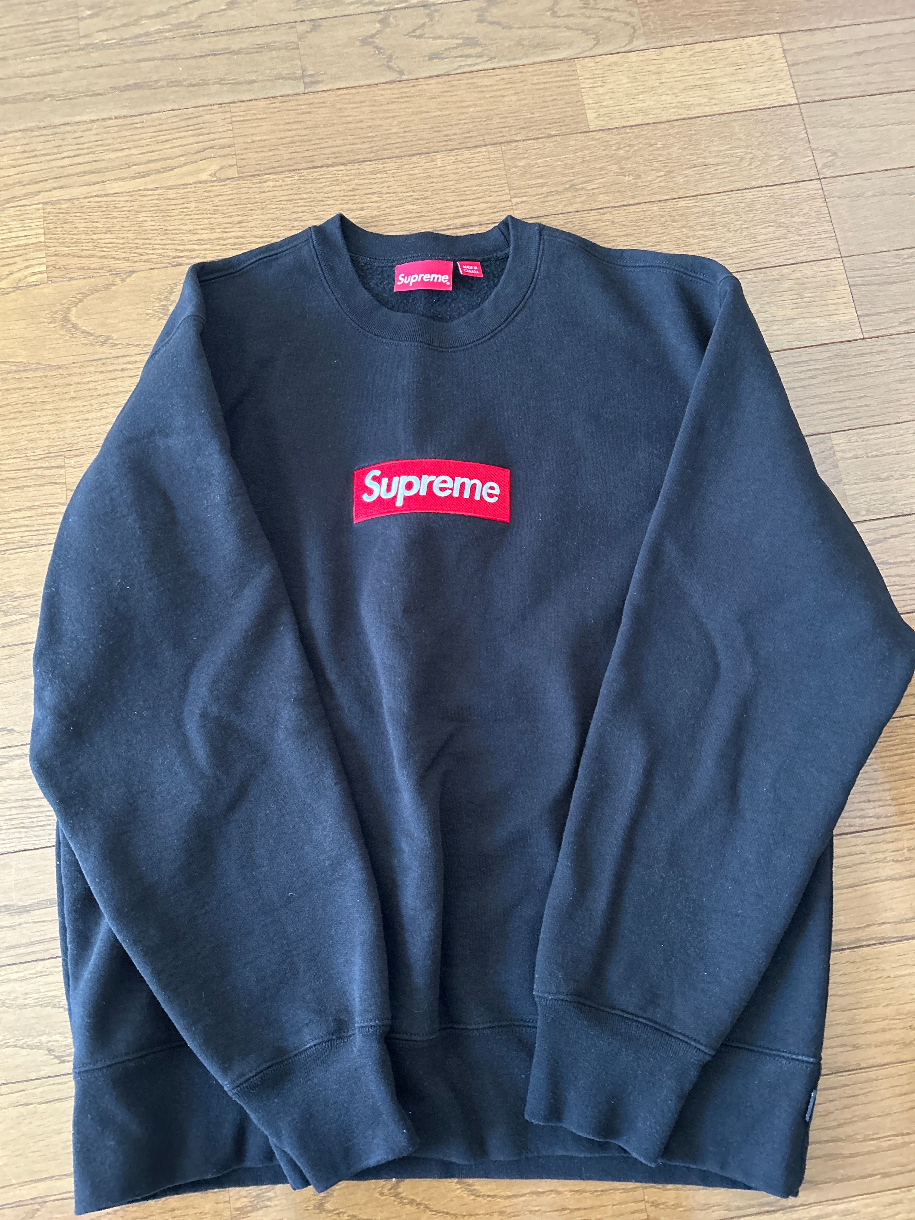 Supreme Box Logo Crewneck "Black" (22FW)