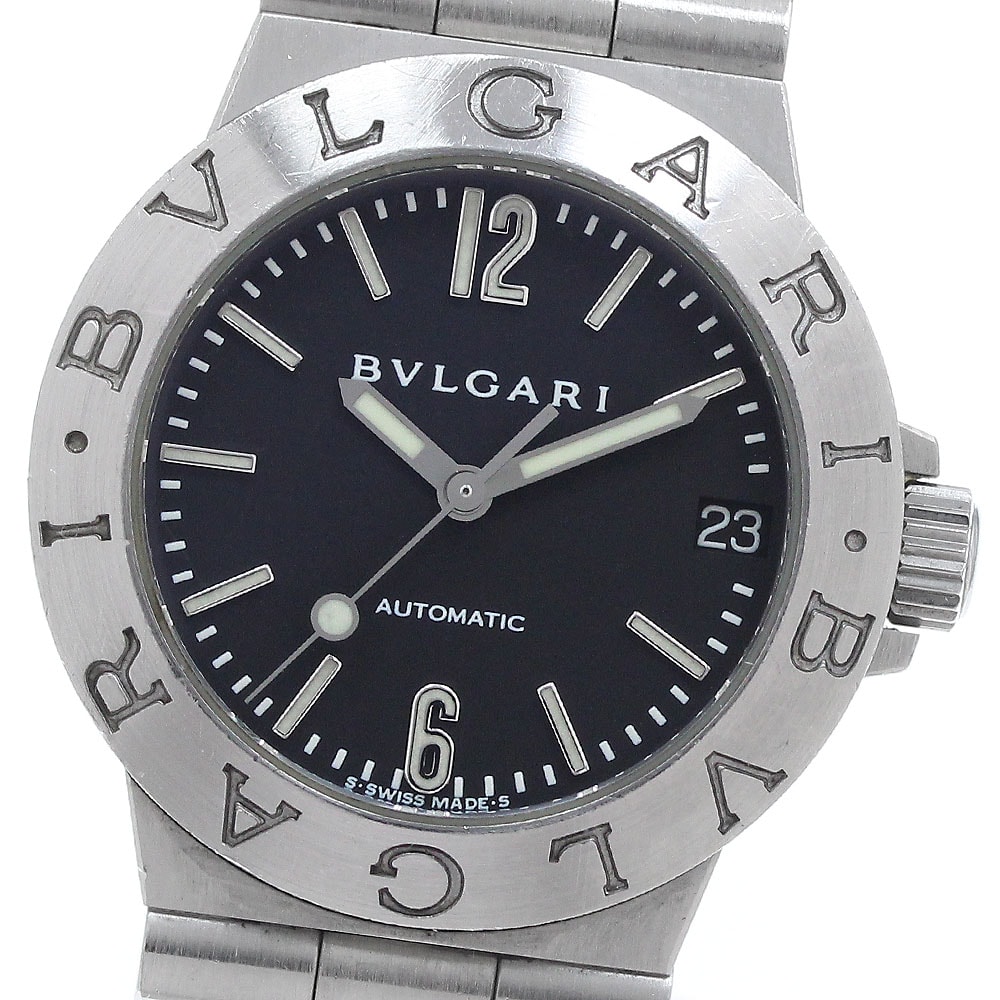 ブルガリ ディアゴノ デイト LCV29S 自動巻き レディース 【中古】