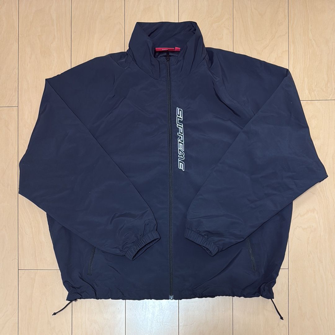 Supreme Contrast Zip Track Jacket "Black"