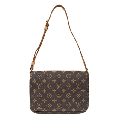 ルイヴィトン ミュゼットタンゴ ショート モノグラム ショルダーバッグ モノグラムキャンバス M51257 ブラウン レディース LOUIS VUITTON 中古