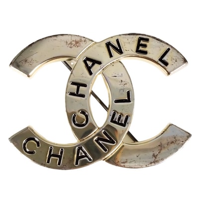 CHANEL シャネル ヴィンテージ ココマーク 98P ブローチ 40552