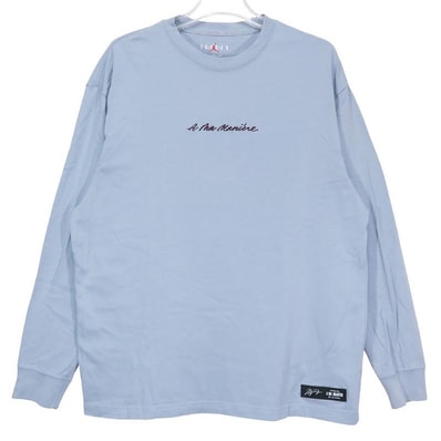 Jordan A ma maniere Long sleeve Tee "Obsidian Mist"