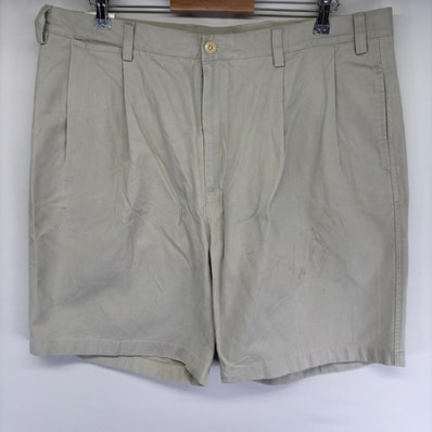 古着 デッドストック ノーティカ NAUTICA パンツ タグ付き チノパン ジッパーフライ ハーフパンツ w40 ホワイト系 メンズ