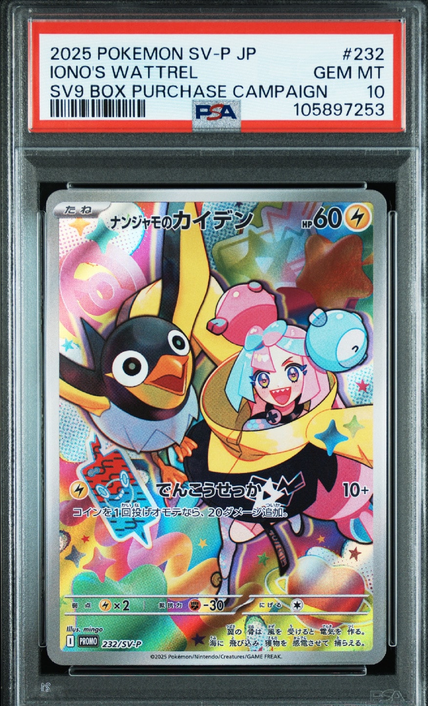 ナンジャモのカイデン P [SV-P 232](プロモーションカード「拡張パック バトルパートナーズ Box購入キャンペーン」)