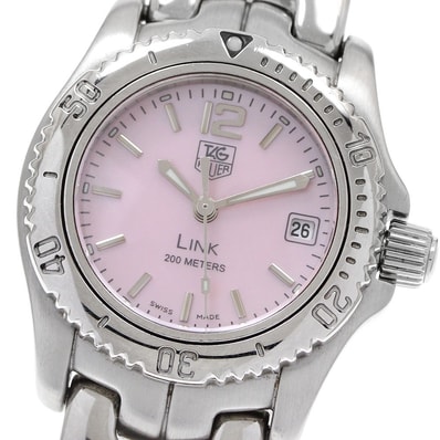 タグホイヤー リンク デイト WT141M クォーツ レディース 【中古】