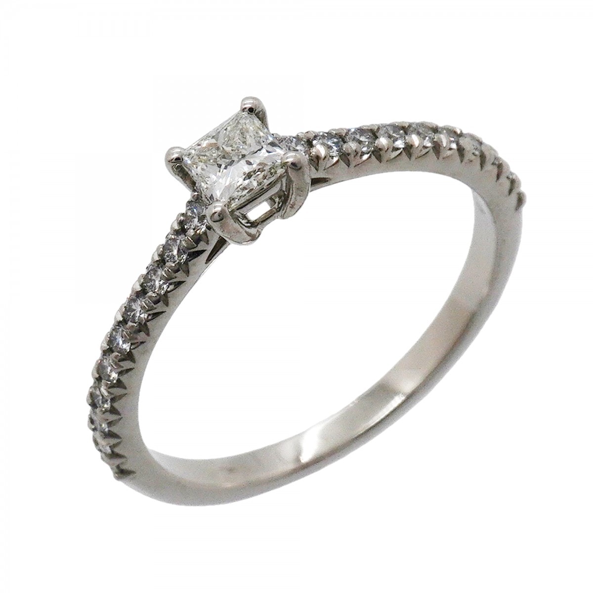 ★SALE【6jfb0470】ティファニー リング ノヴォ/エンゲージメント Pt950 プラチナ ダイヤモンド 0.20ct 11号【中古】レディース