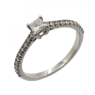 ★SALE【6jfb0470】ティファニー リング ノヴォ/エンゲージメント Pt950 プラチナ ダイヤモンド 0.20ct 11号【中古】レディース