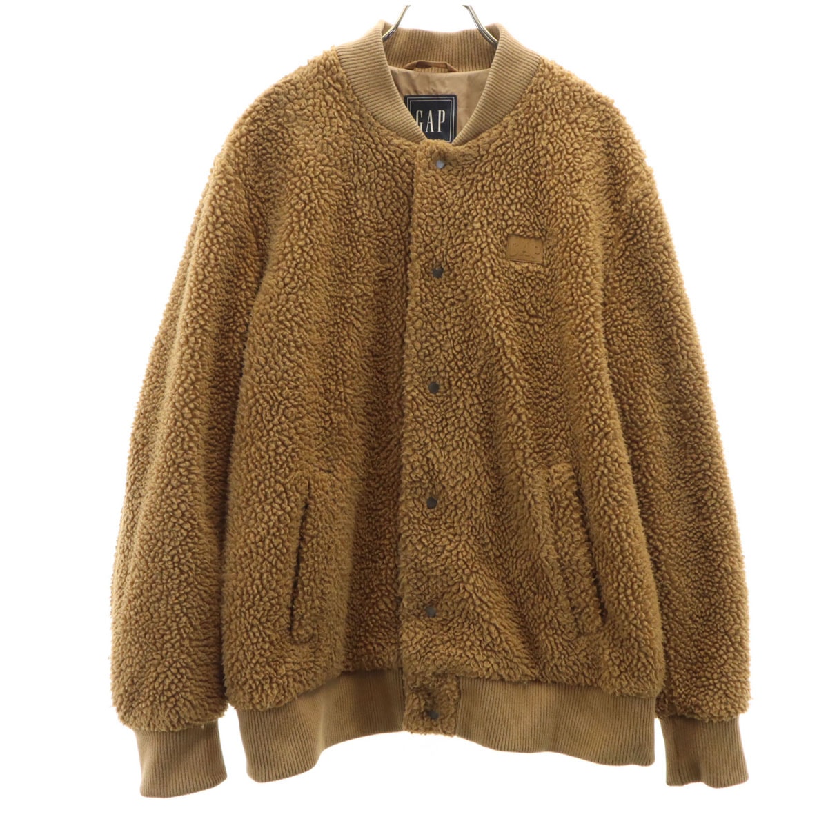 GAP ギャップ フリースジャケット M キャメル系