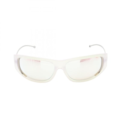 ディーゼル DIESEL サングラス 衣料品 プラスチック / メタル レディース ホワイト系 / パープル系 / シルバー系 0dl3001 【中古】